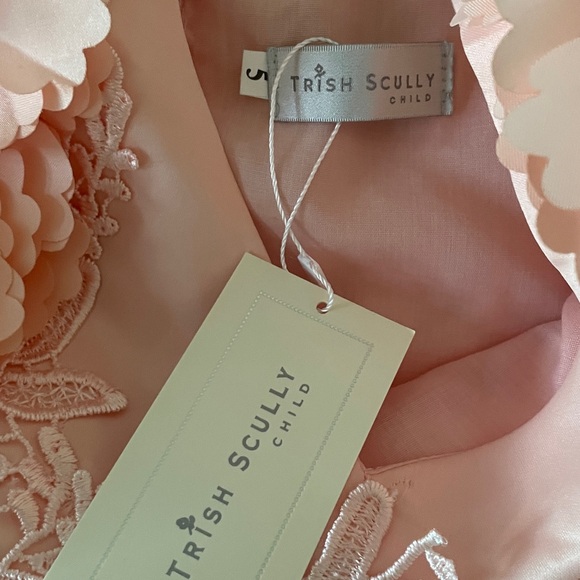 Elegant Pink Floral Kids Dress - Picture 2 of 4